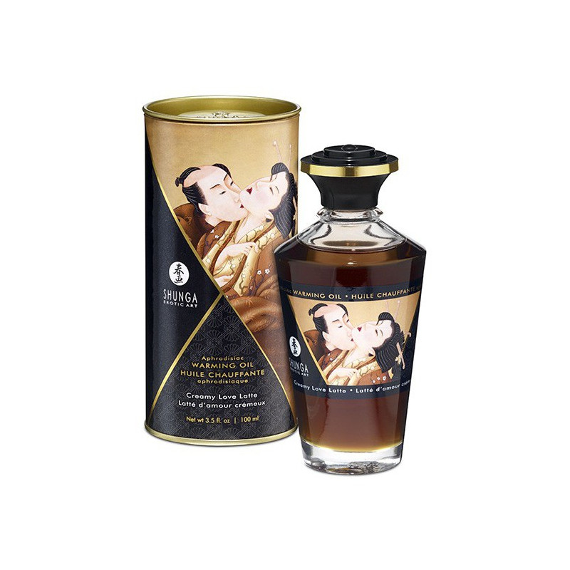 Shunga Huile de massage Chauffante Aphrodisiaque - LAIT D'AMOUR 100 ml